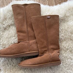 Emu Chestnut Suede Mid-Calf Winter Boots